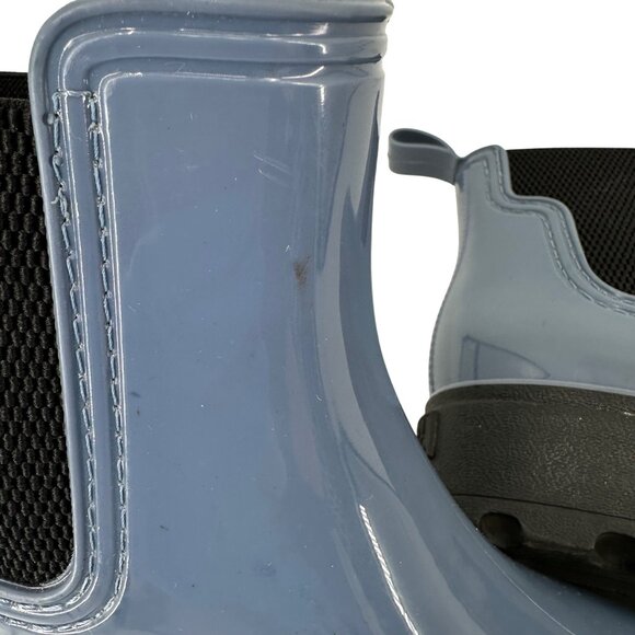 Ocean & Coast Womens Blue Chelsea Waterproof Slip-On Rain Boots Size 10 - Picture 11 of 11